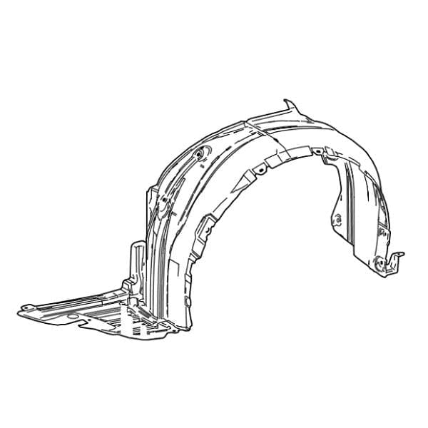 Genuine Lexus 53805-30350 GS Phase 4 O/S Front Wheel Arch Liner