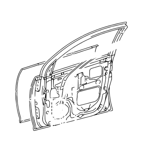 Genuine Lexus 67001-48060 RX Phase 2 O/S Front Door Panel