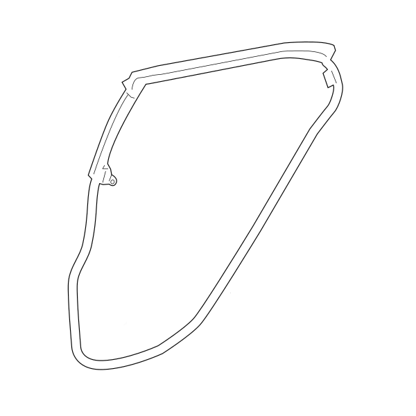 Genuine Lexus 67872-76011 N/S Rear Door Seal (Inc. RX & CT)