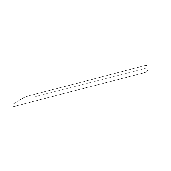 Genuine Lexus 75071-50050- LS Phase 4 O/S Front Door Lower Moulding