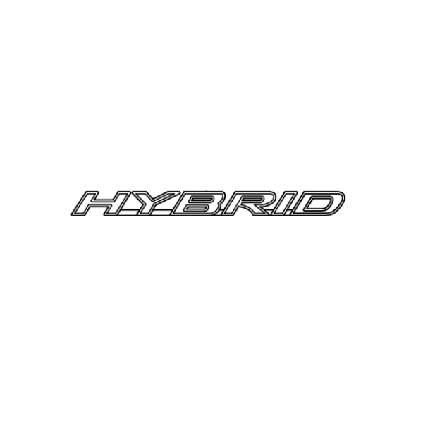 Genuine Lexus 75473-78010 NX Phase 1 O/S Hybrid Sill Emblem
