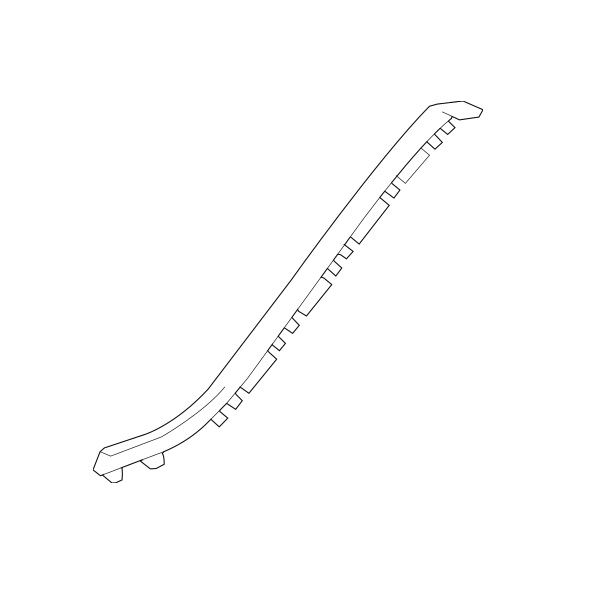 Genuine Lexus 75552-53020 N/S Windscreen Drip Moulding (Inc. IS & IS-F)