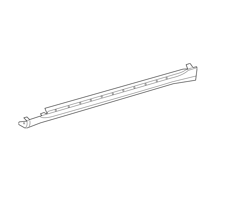 Genuine Lexus 75852-53030-XX IS Phase 2 N/S Sill Cover