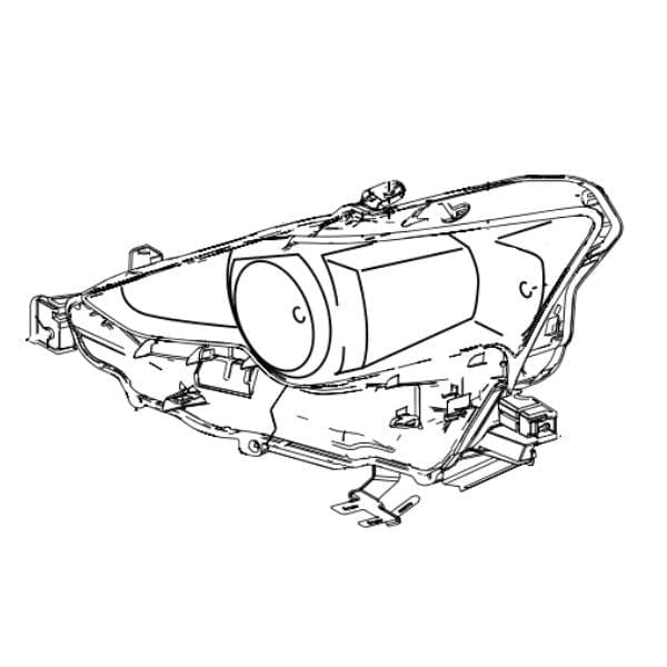 Genuine Lexus 81185-53701 IS Phase 3 N/S Headlight