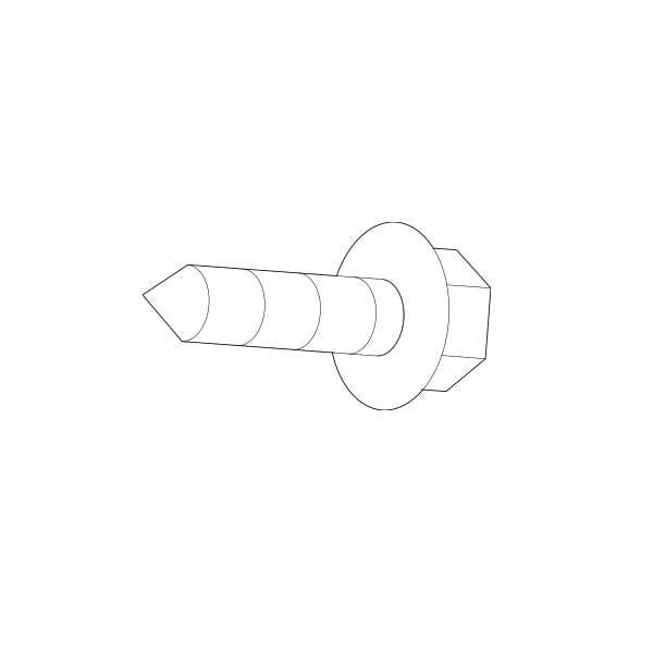 Genuine Lexus 90159-60215 Front Number Plate Bracket Screw (Inc. RX & GS)