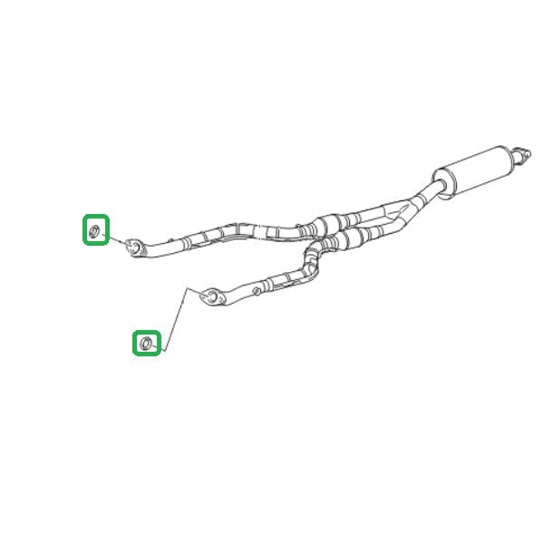 Genuine Lexus 90917-06078 Exhaust Centre Section Front Gasket (Inc. GS & IS)