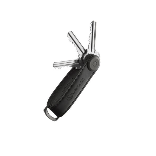Genuine Lexus L141 Orbitkey Black Keyring