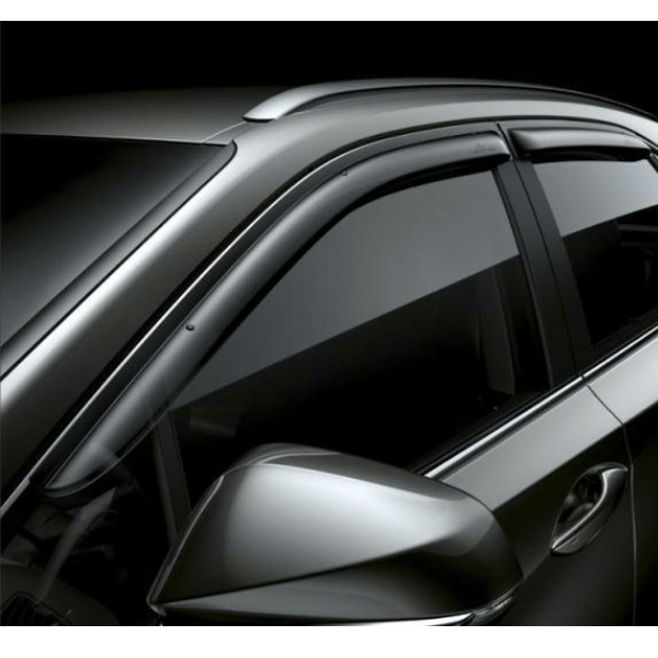 Genuine Lexus PW162-0E002 RX Black Tinted Wind Deflectors