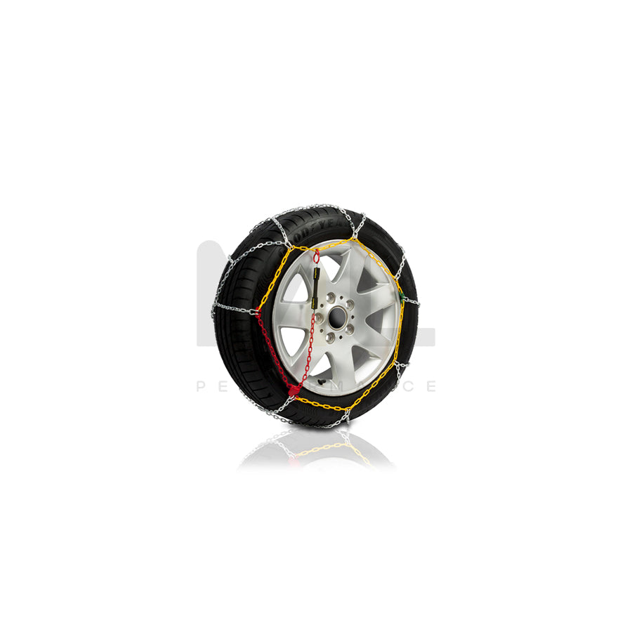 Goodyear GODKN110 Snow chains with chain tensioner, with mounting manual, with storage bag, Steel