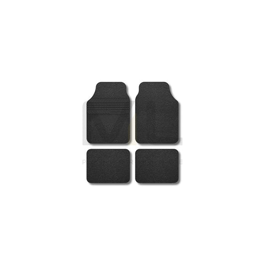 Goodyear Universal fit GOD9018 Floor mat set Polyester, Front and Rear, Black