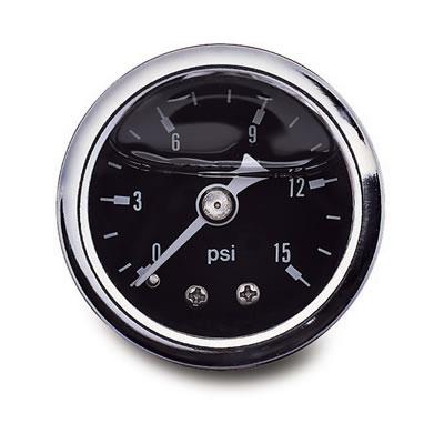 Russell Performance 100 psi fuel pressure gauge (Liquid-filled)