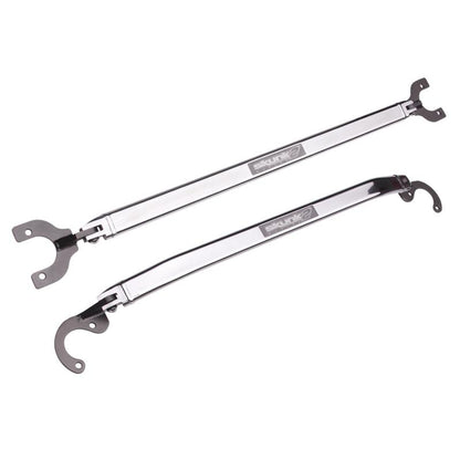 Skunk2 Racing Skunk2 88-00 Honda Civic/Del Sol/94-01 Acura Integra Rear Upper Strut Tower Bar (Black Series)