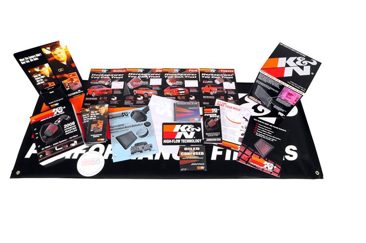 K&N Engineering K&N Embossed Metal Sign 9in H x 20in W
