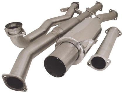 Turbo XS 04-08 Forester XT Axle Back 4in Polished Stainless Tip Muffler