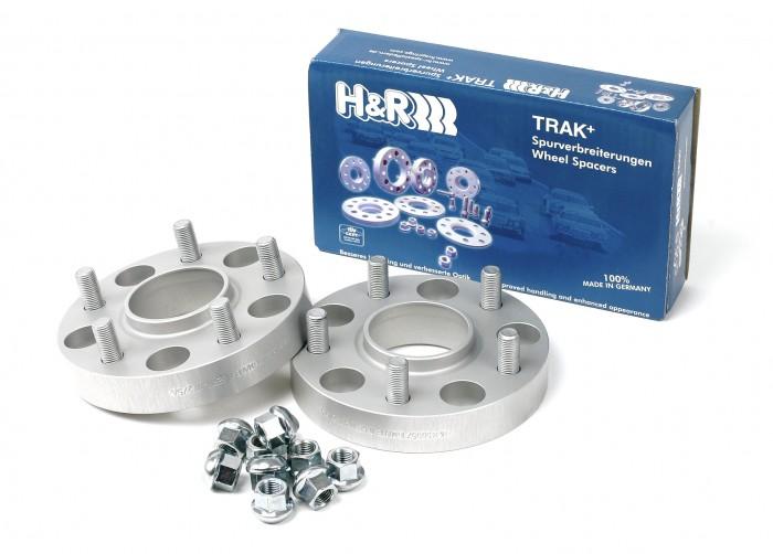 H&R Trak+ 15mm Wheel Adapter Porsche wheels 5/130 - 71.6 CB - 14x1.5 to 5/100 - 57.1 CB - 14x1.5