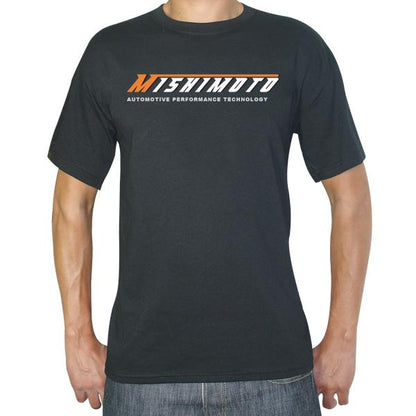 Mishimoto Mens Athletic Script Black T-Shirt - X-Large