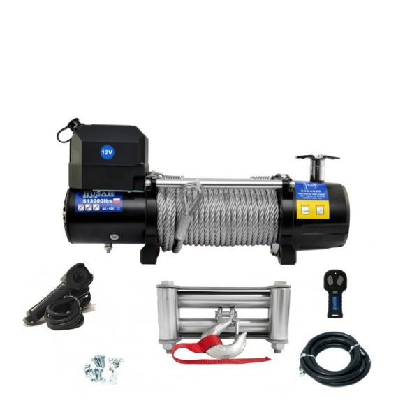 HUSAR WINCH BSTS13000LBS12V Winch For Carriages And Special Vehicles