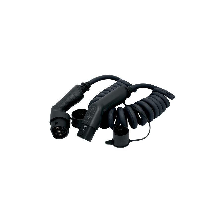 Gys 028982 Charging Cable Ev T2/T2 Spiral 5M - 32A 1Ph 7.2Kw Charger Accessories