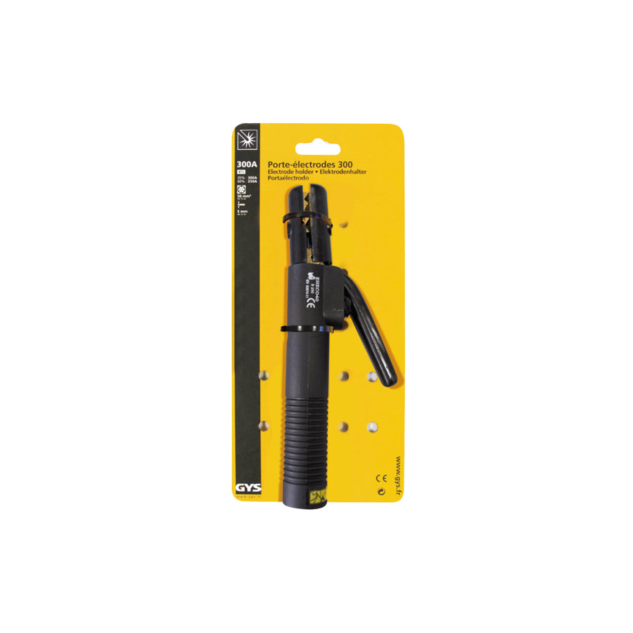 Gys 043701 Electrode Holder Shark 300.50 (300A / 50Mm²) - Carded Welding Accessories
