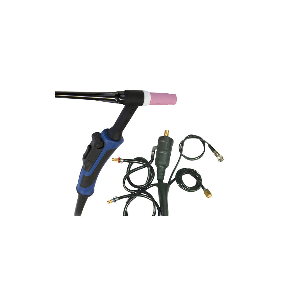 Gys 047860 Tig Torch Grip Sr20 P - Water - 8M - Connect. 35/50 + 7Pts Din Welding Accessories