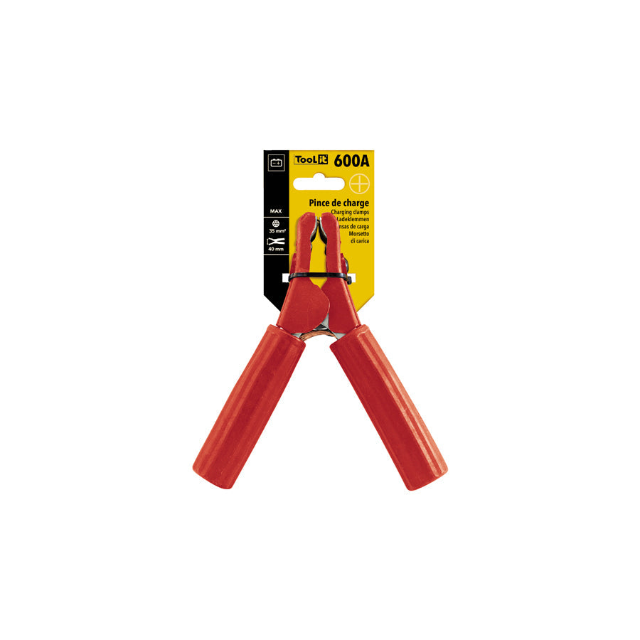 Gys 053779 Insulated Clamp 600A - Red - Bulk Charger Accessories