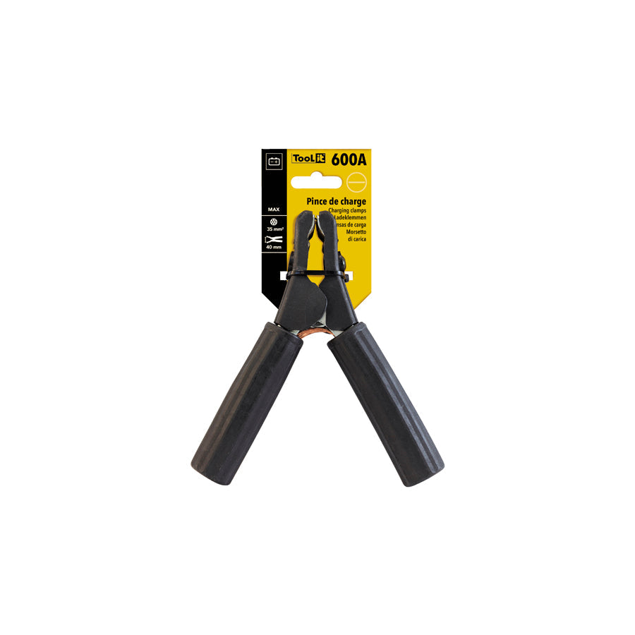Gys 053786 Insulated Clamp 600A - Black - Bulk Charger Accessories