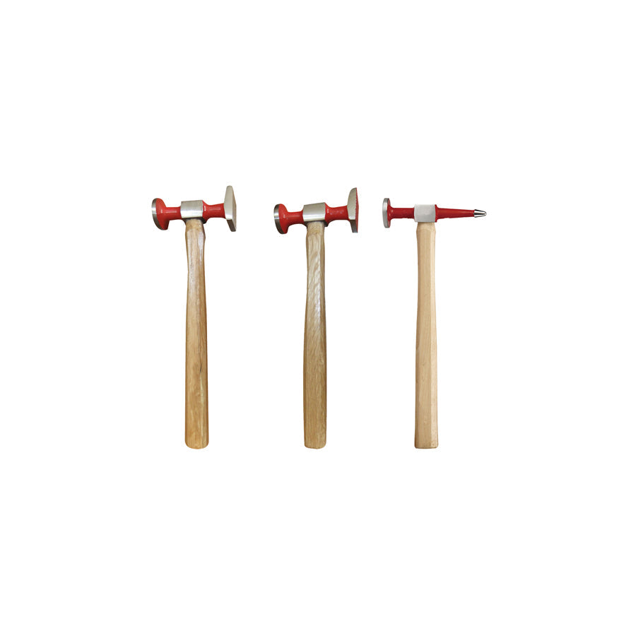 Gys 057579 Planishing Kit (Set Of 3 Hammers & 4 Toe Dollies) Car Body Accessories