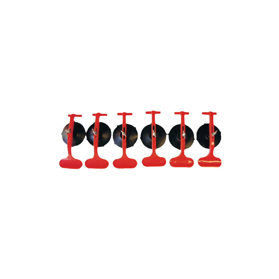 Gys 057609 Set Of 6 Mini Holding Suction Cups (?85Mm) Car Body Accessories