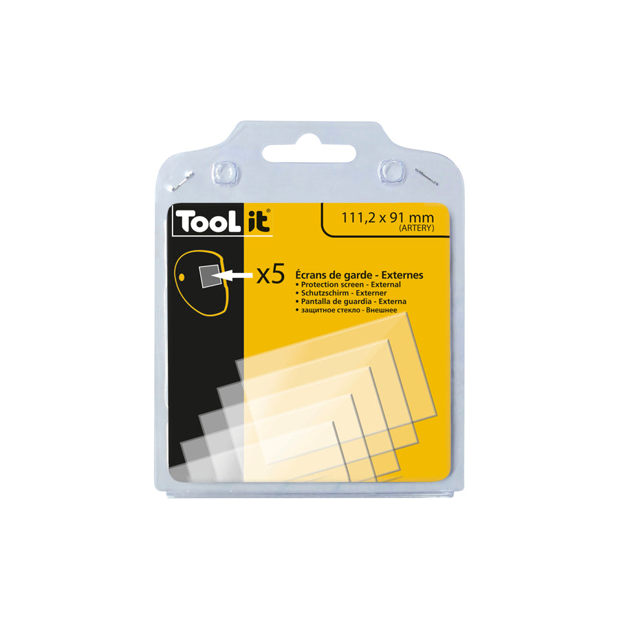Gys 063723 5 Screens Ext. 111.2 X 91 - Expert 9-13 G Welding Accessories