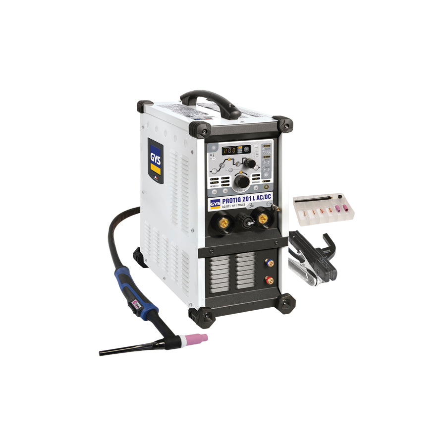 Gys 063952 Protig 201L Ac/Dc - With Accessories (Sr20Db-4M + Mma Kit) Welding Machines And Plasma Cutters
