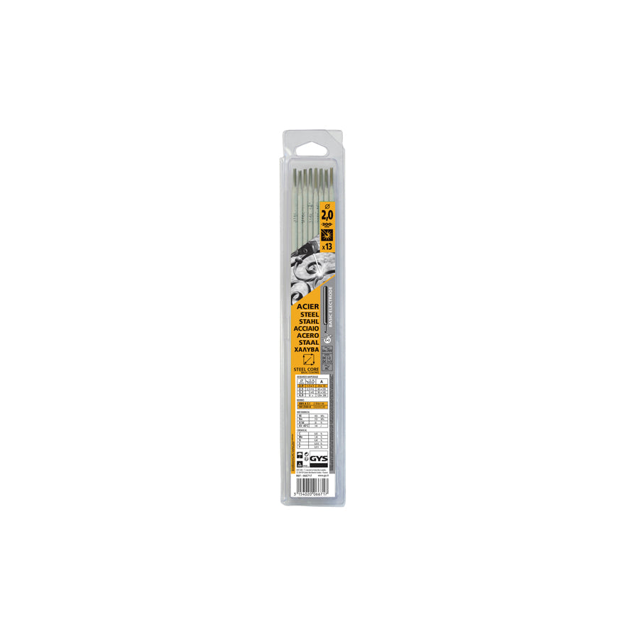 Gys 066717 13 Basic Electrodes E7018 - Ø2.0 (Blister) Welding Consumables