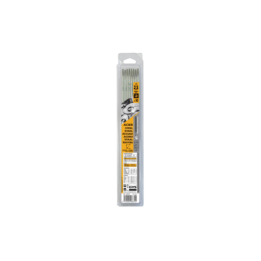 Gys 066724 10 Basic Electrodes E7018 - Ø2.5 (Blister) Welding Consumables