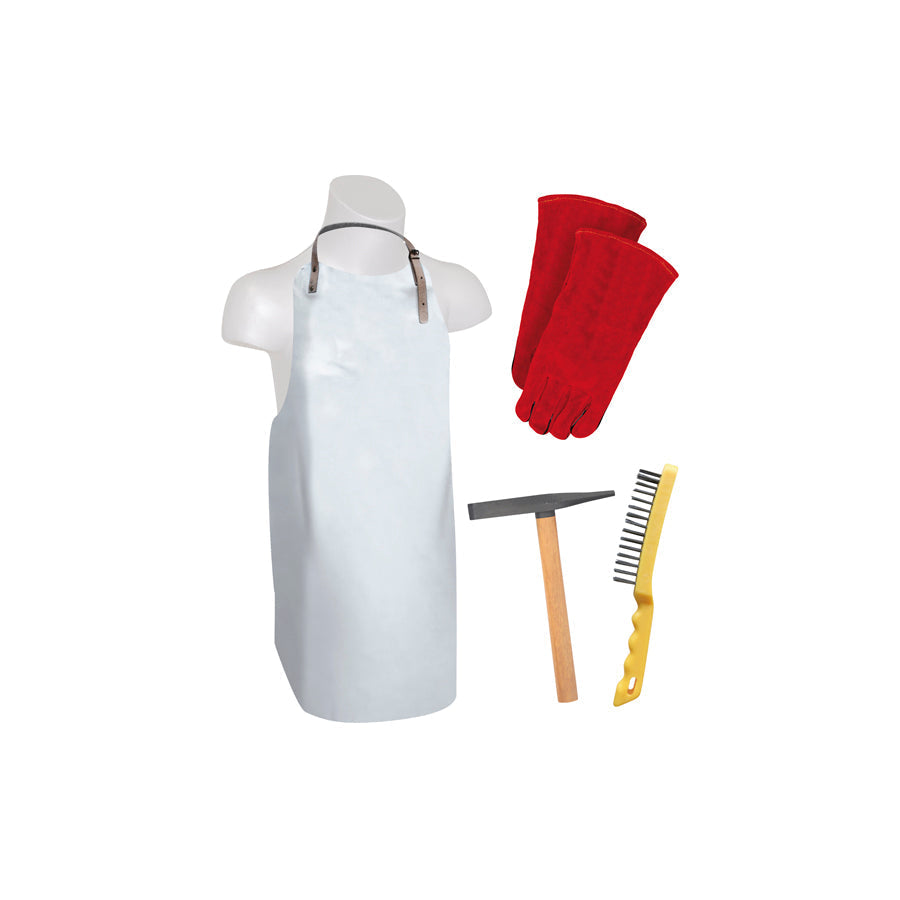 Gys 070561 Pro Welder Equipment Pack: Apron/Gloves/Hammer/Brush Welding Accessories