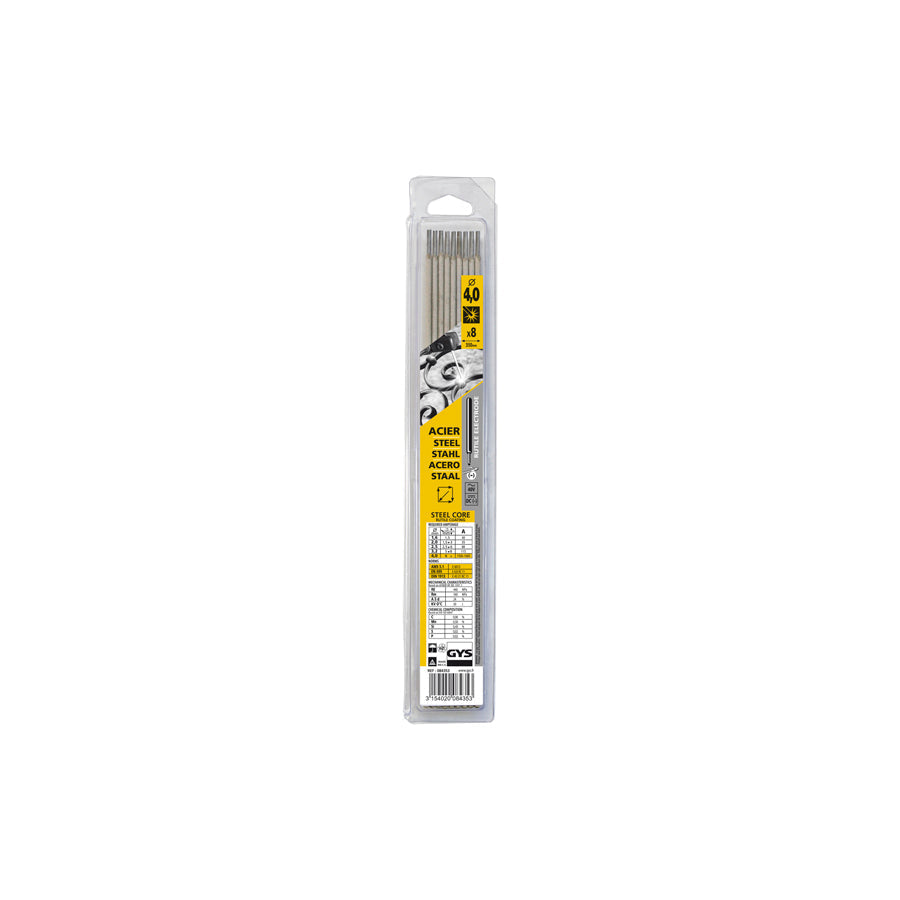 Gys 084353 8 Rutile Electrodes - Steel - Ø4.0 (Blister) Welding Consumables