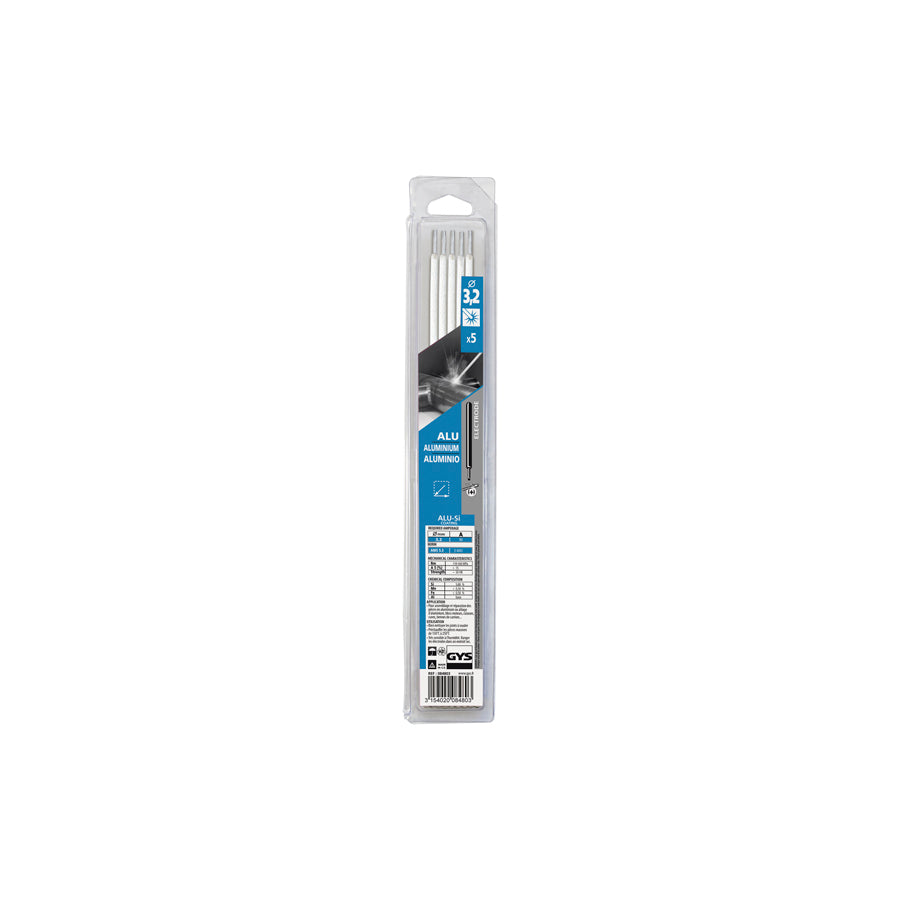 Gys 084803 5 Aluminium Electrodes - Ø3.2 (Blister) Welding Consumables