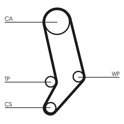 CONTITECH CT939WP4 Water Pump & Timing Belt Kit