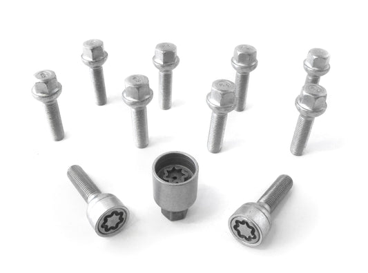 H&R 1252802SET Wheel-Lock set M12 round head R12mm