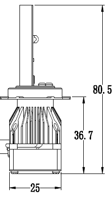 Turbozentrum 248990 H7 LED Set