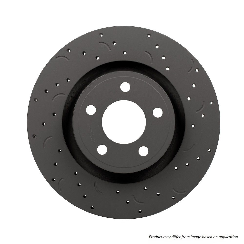 Hawk Performance HTC4464 Talon Slotted & Drilled Brake Discs Front