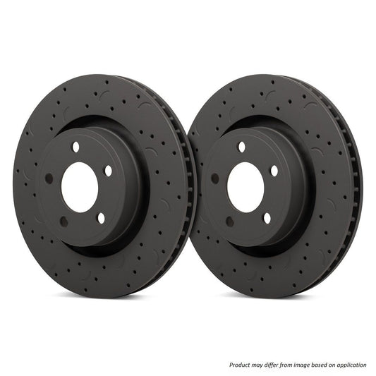 Hawk Performance HTC4796 Talon Slotted & Drilled Brake Discs Rear