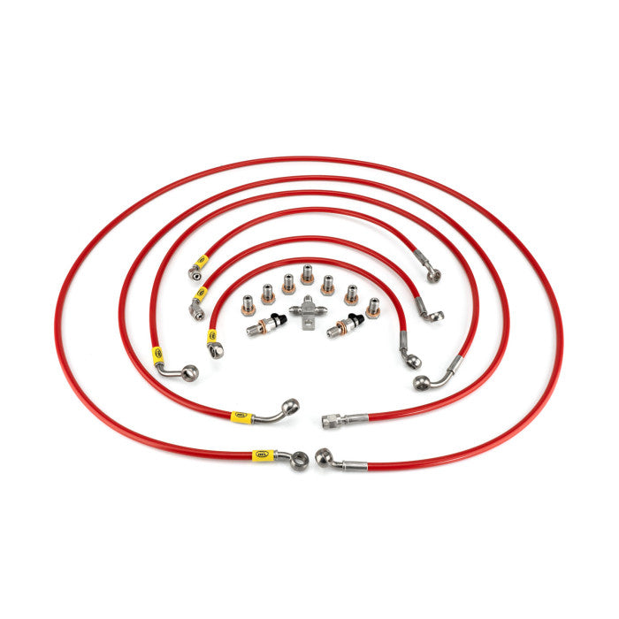 HEL Performance HBF0622 Flexible ABS Replacement Brake Lines Stainless Steel Braided