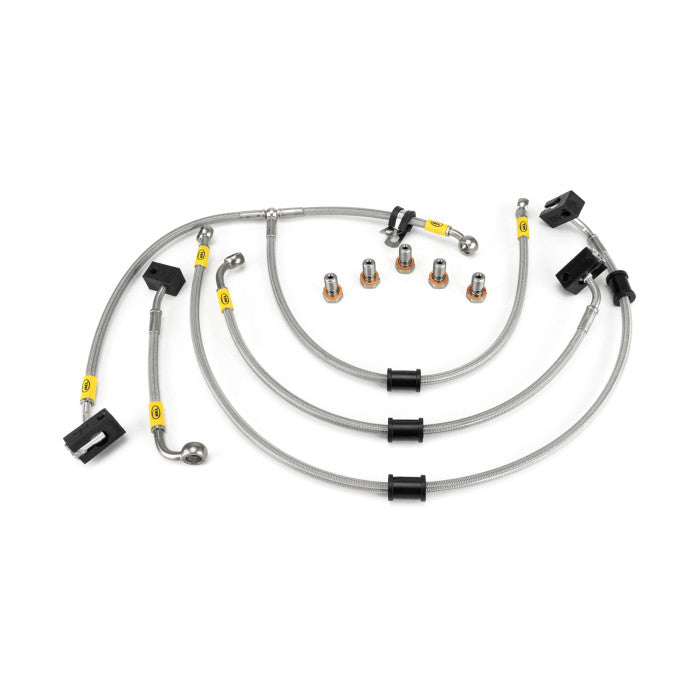 HEL Performance HBF2039 Flexible ABS Replacement Brake Lines Stainless Steel Braided