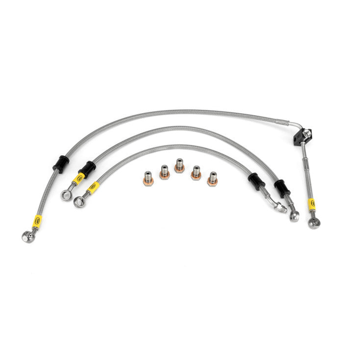 HEL Performance HBF2155 Standard Replacement Brake Lines Stainless Steel Braided