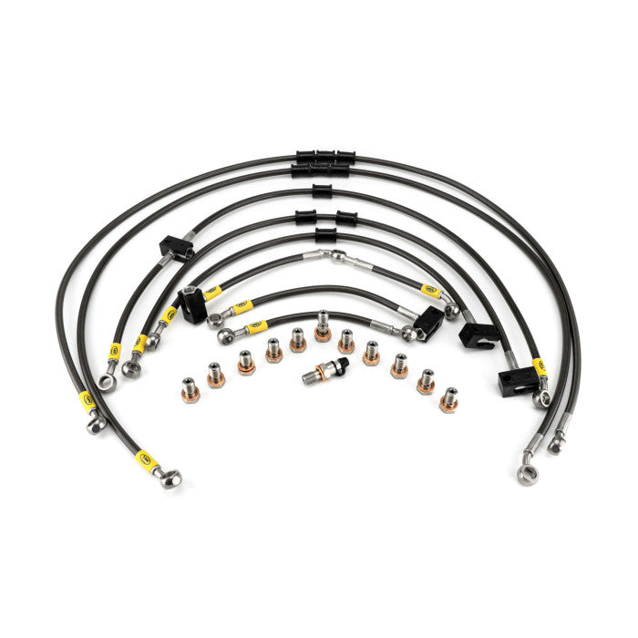HEL Performance HBF2708 Standard Replacement Brake Lines Stainless Steel Braided