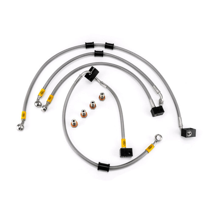 HEL Performance HBF4739 Flexible ABS Replacement Brake Lines Stainless Steel Braided