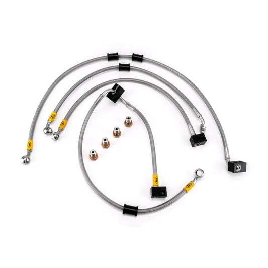 HEL Performance HBF4739 Flexible ABS Replacement Brake Lines Stainless Steel Braided