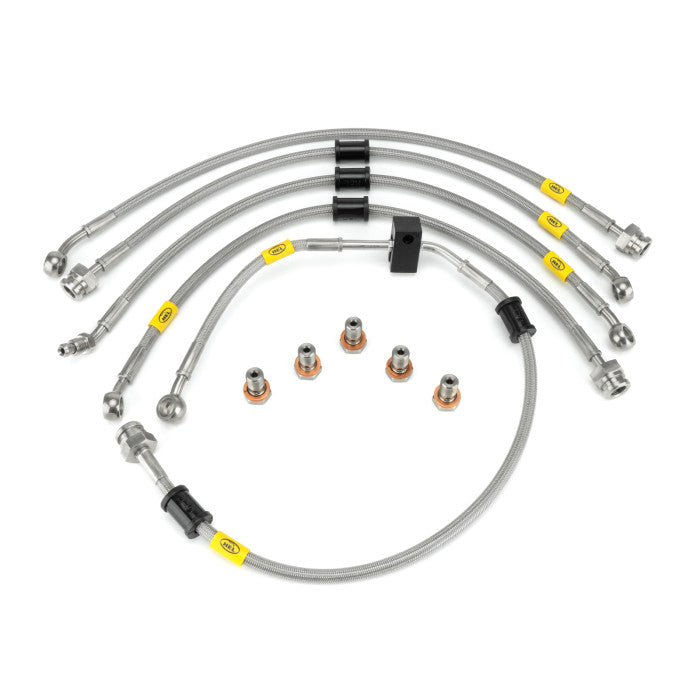 HEL Performance HBF7028 Flexible ABS Replacement Brake Lines Stainless Steel Braided