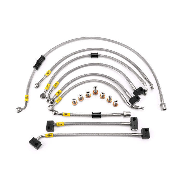 HEL Performance HBF9116 Flexible ABS Replacement Brake Lines Stainless Steel Braided
