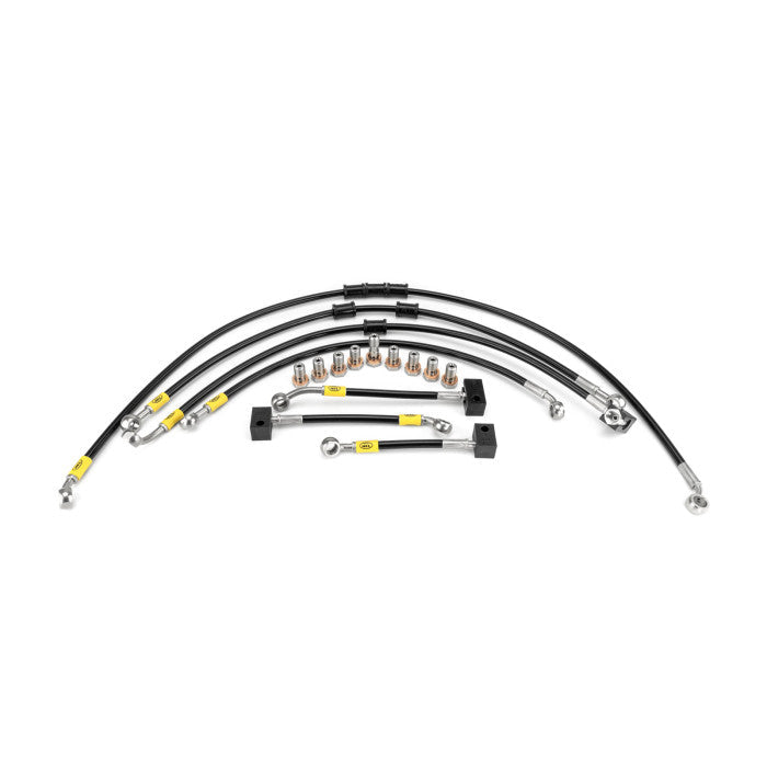 HEL Performance HBF9685 Flexible ABS Replacement Brake Lines Stainless Steel Braided