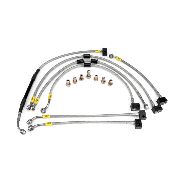 HEL Performance HBF9901 Flexible ABS Replacement Brake Lines Stainless Steel Braided